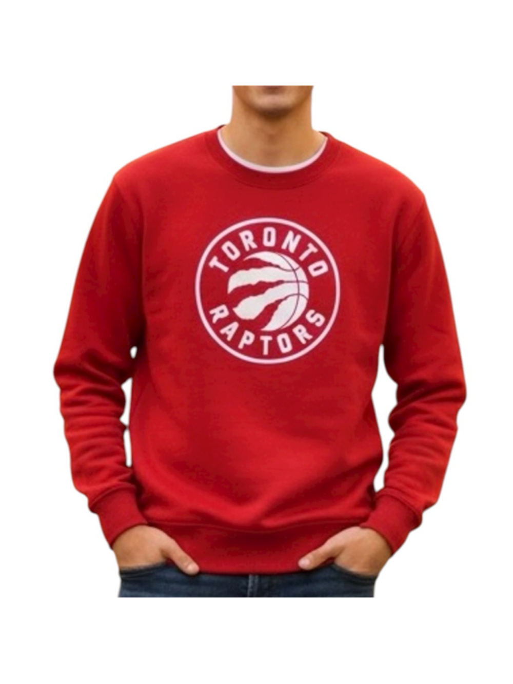 Adidas Toronto Raptors red sweatshirt size small unisex
